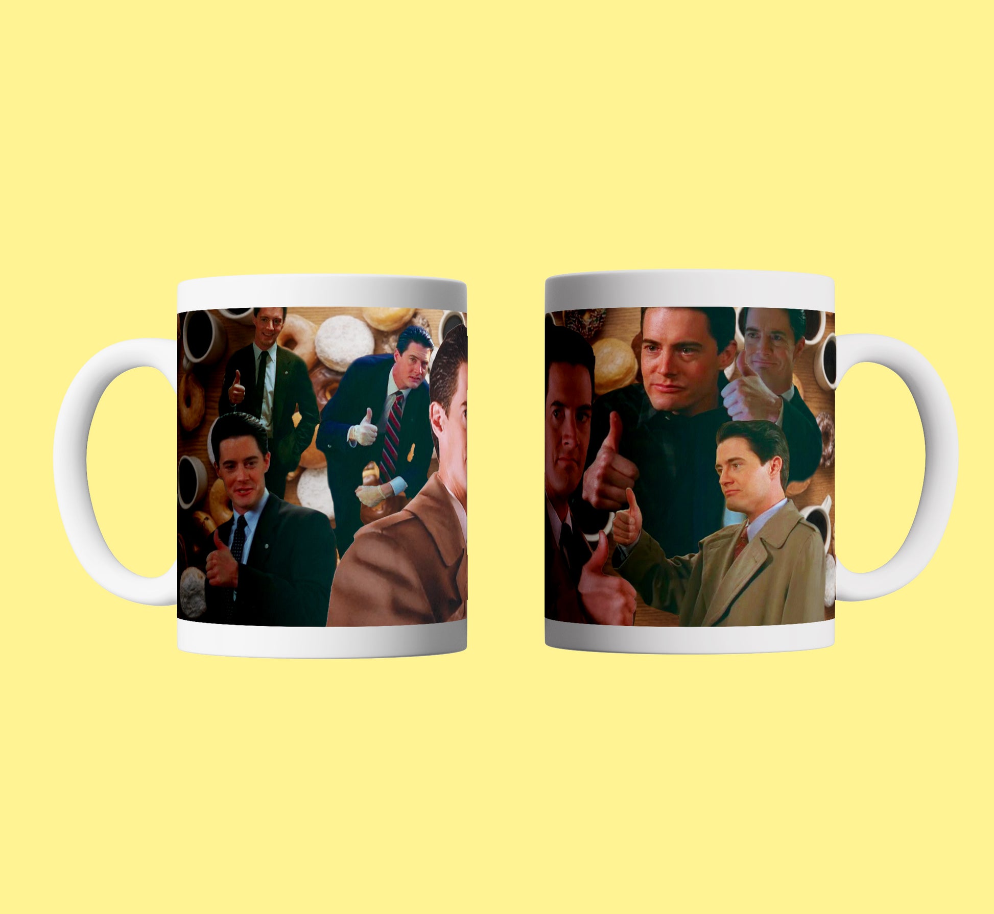 Dale Cooper thumbs up tazza motivazionale Twin Peaks
