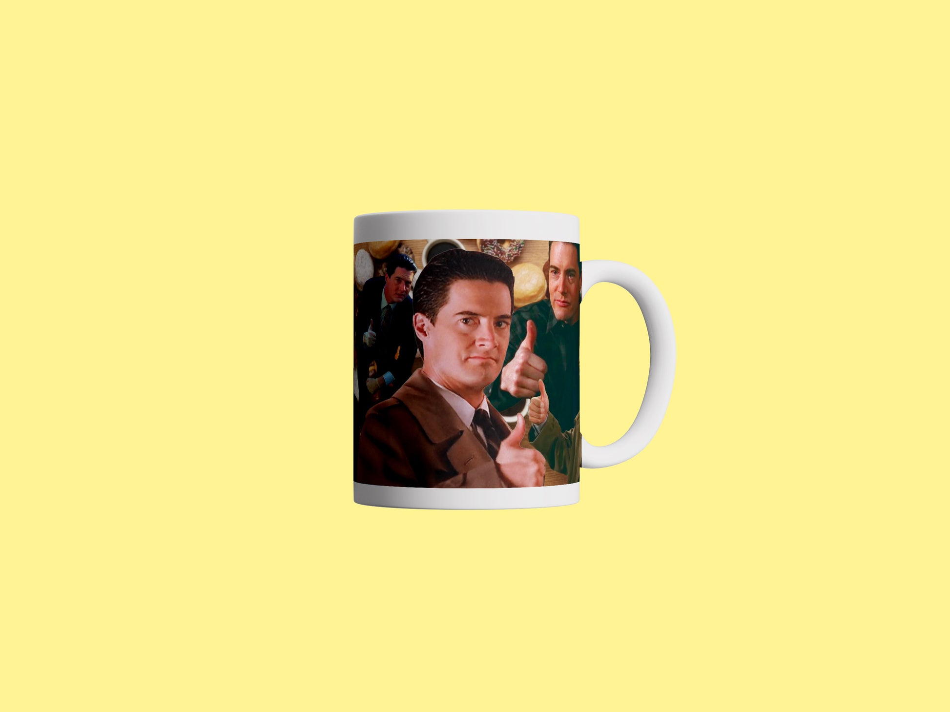 Dale Cooper thumbs up tazza motivazionale Twin Peaks