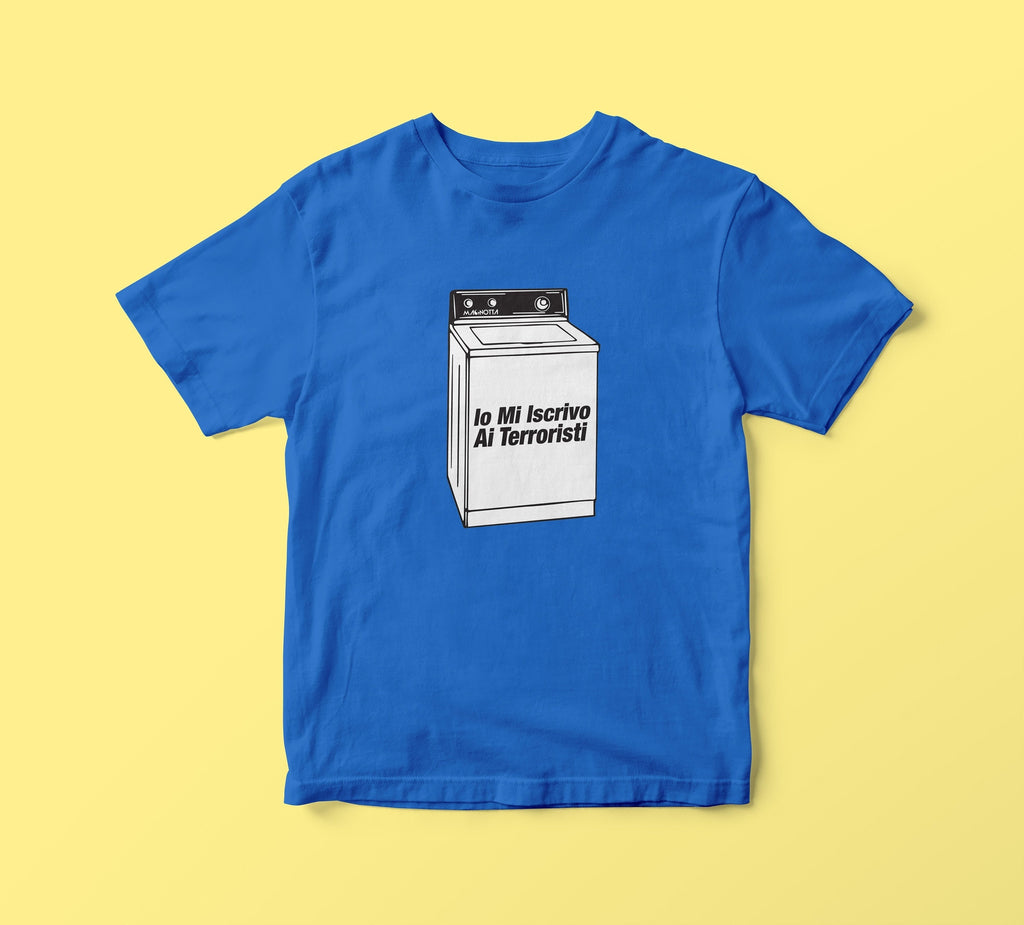 MAGNOTTA washing machine SONIC YOUTH fake t-shirt io mi iscrivo