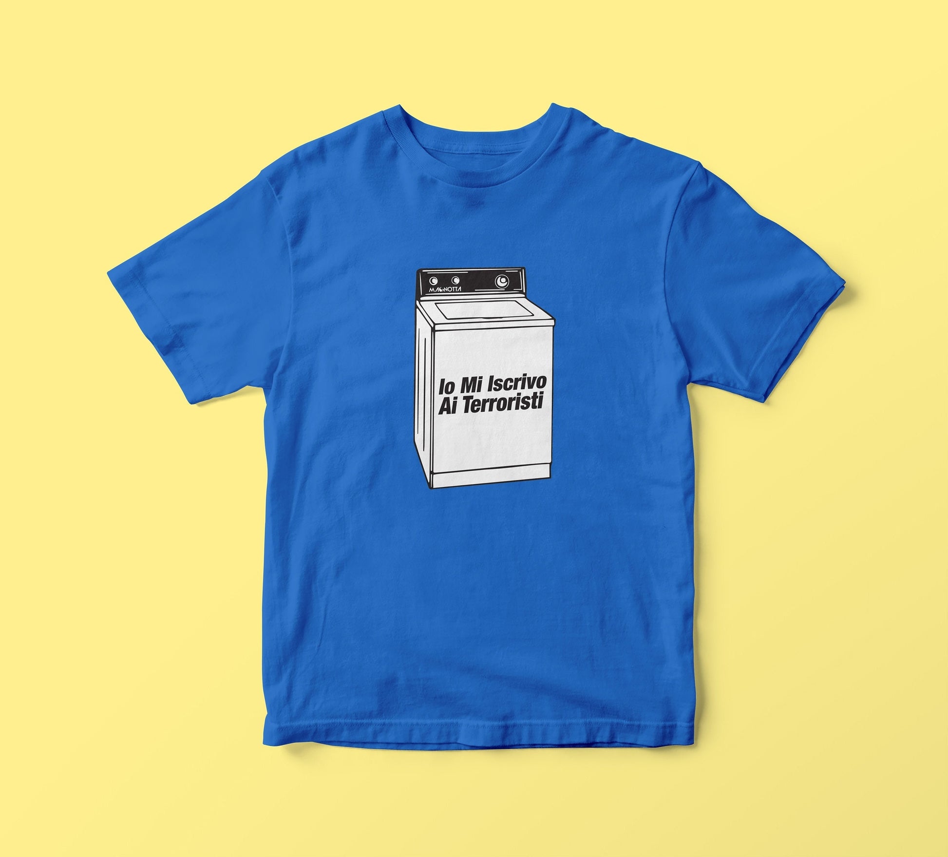 MAGNOTTA washing machine SONIC YOUTH fake t-shirt io mi iscrivo
