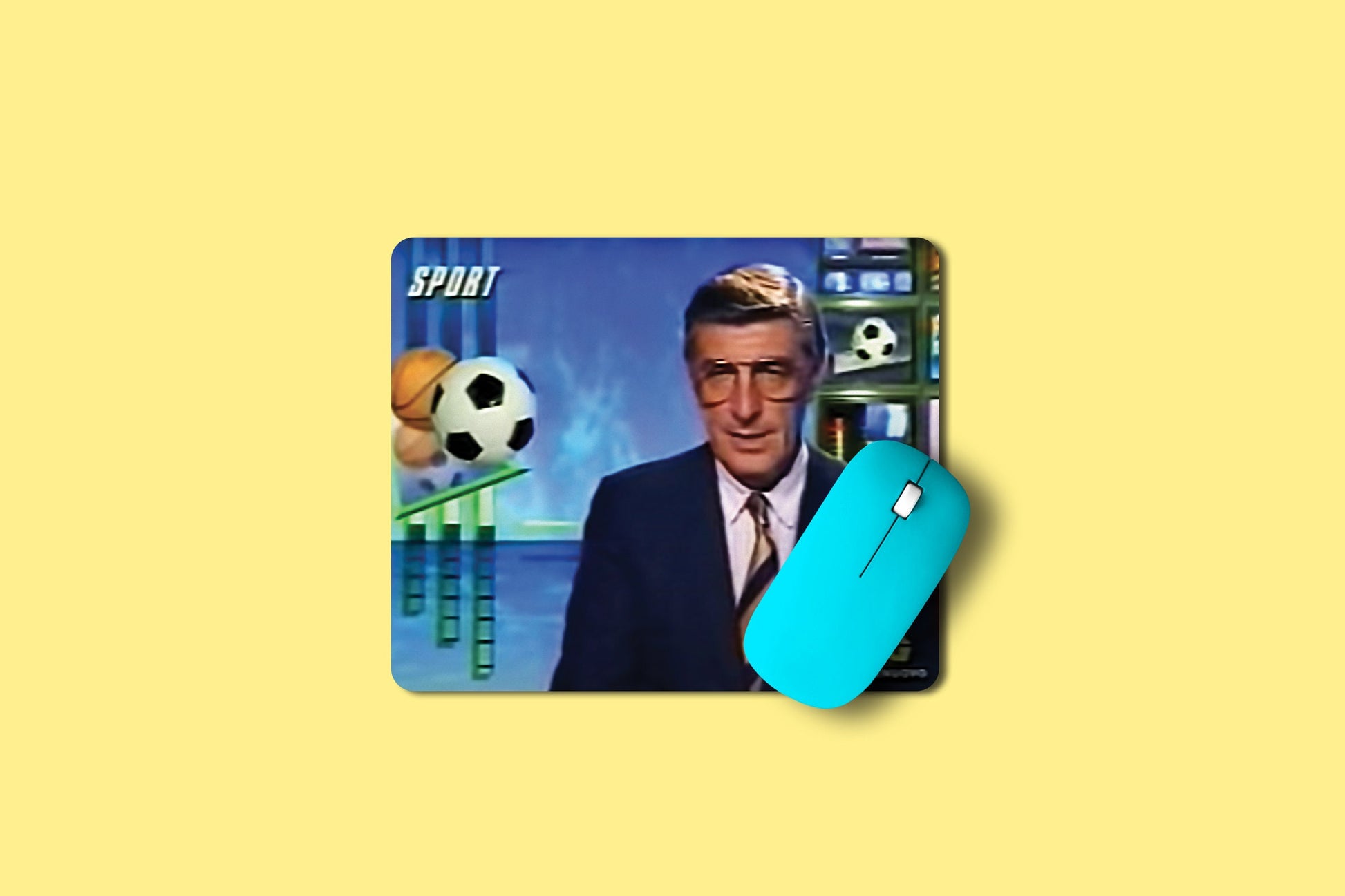 Tappetino per mouse - Germano Mosconi, poesia Pacciani, Silvio Burlesconi, Colpo Grosso, signora microfono Un giorno in pretura, La Bamba, Papa Ratzinger, Luca Giurato Buongiollo