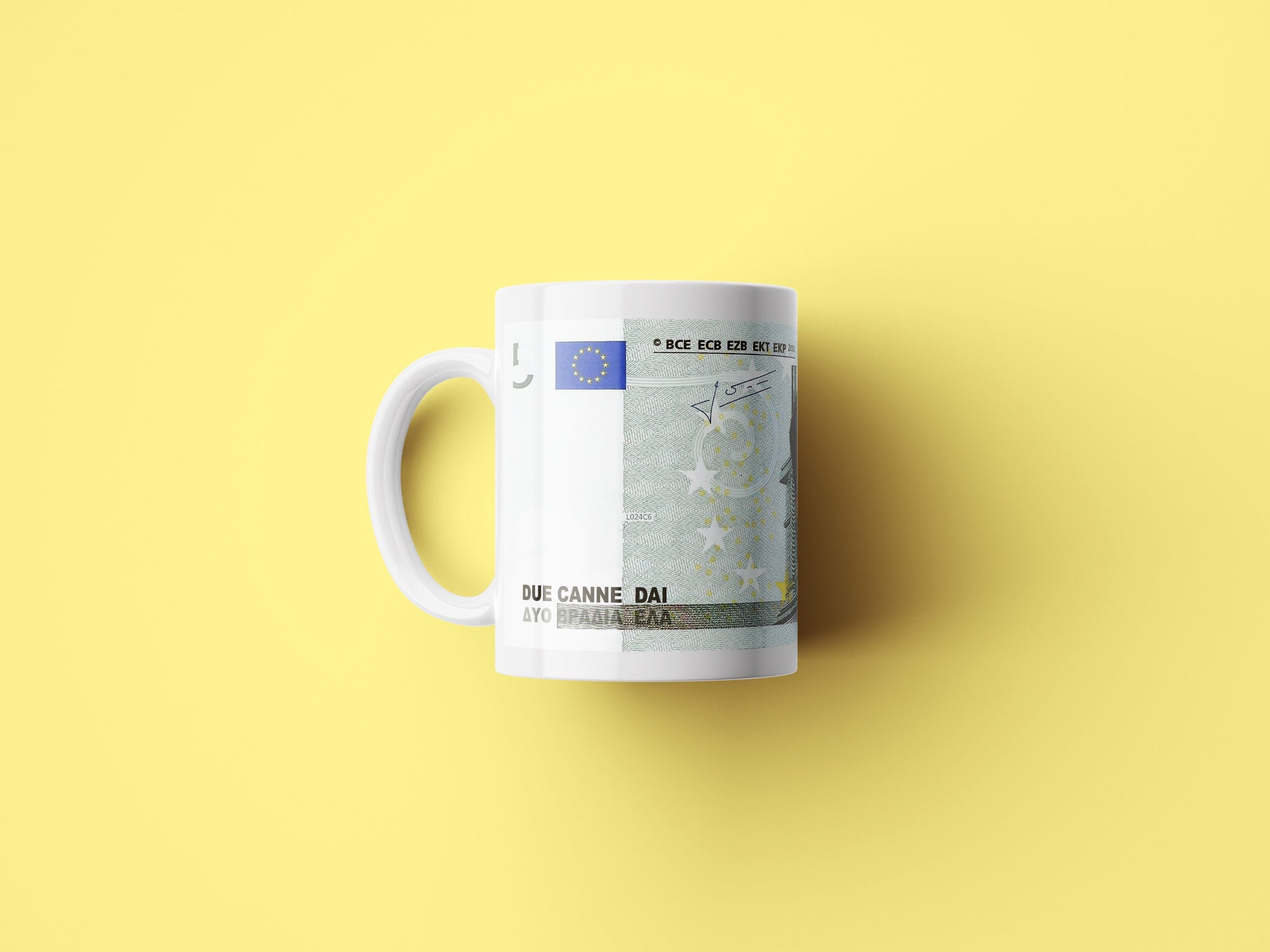 Cinque euro = due canne, dai. TAZZA