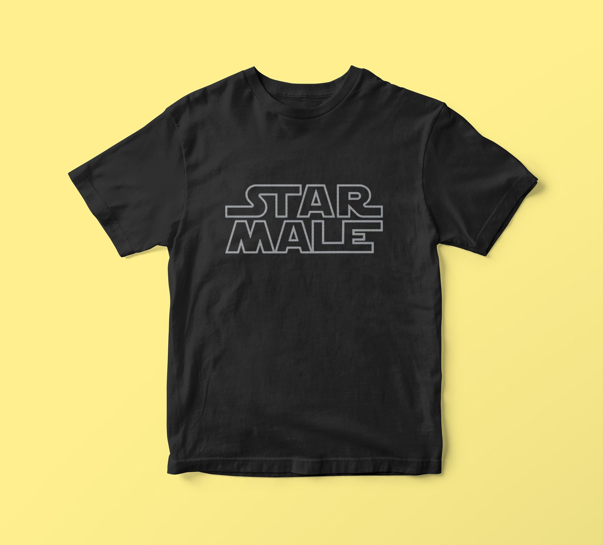 STAR MALE glitter t-shirt for internal WARS