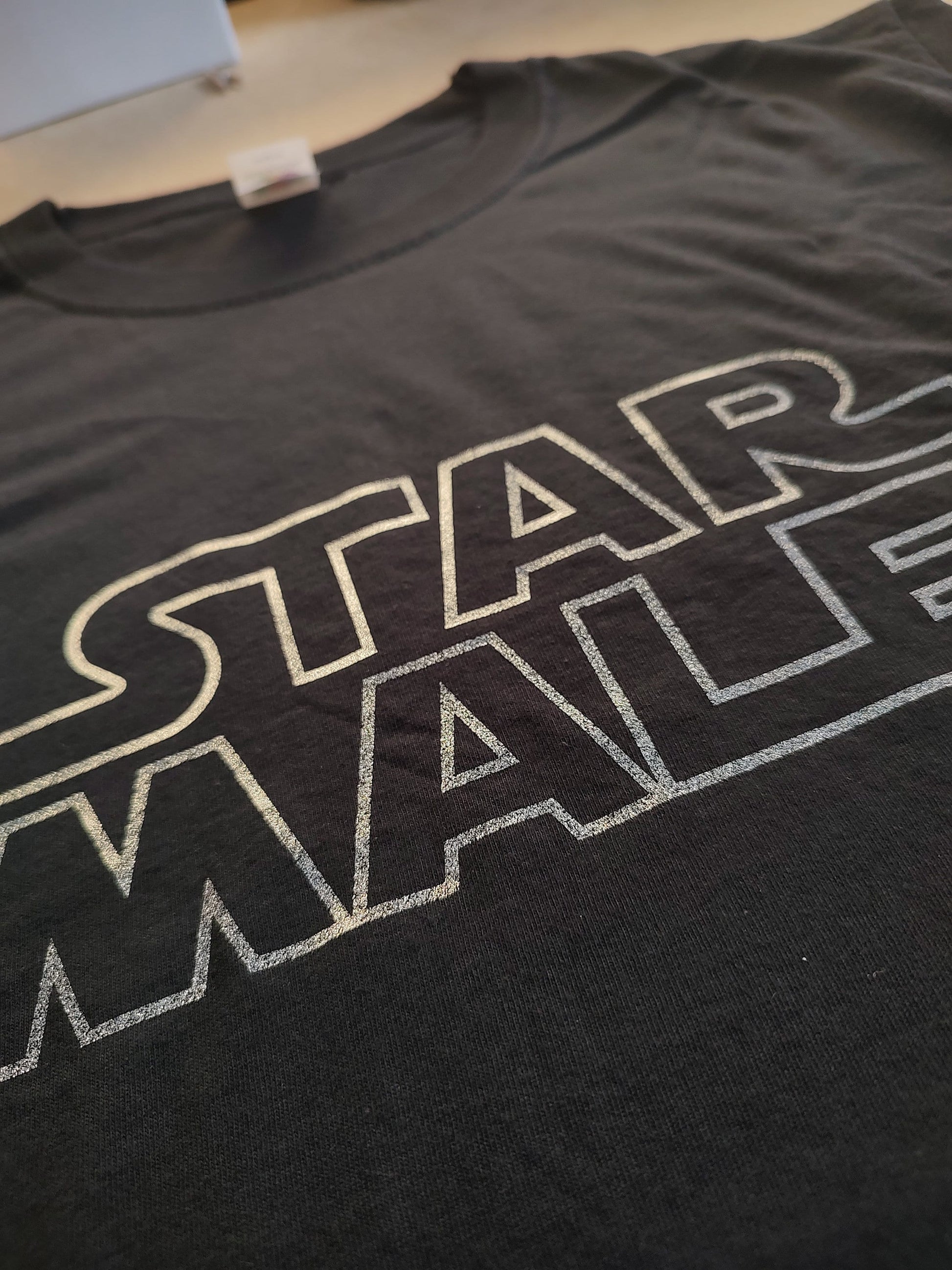 STAR MALE glitter t-shirt for internal WARS