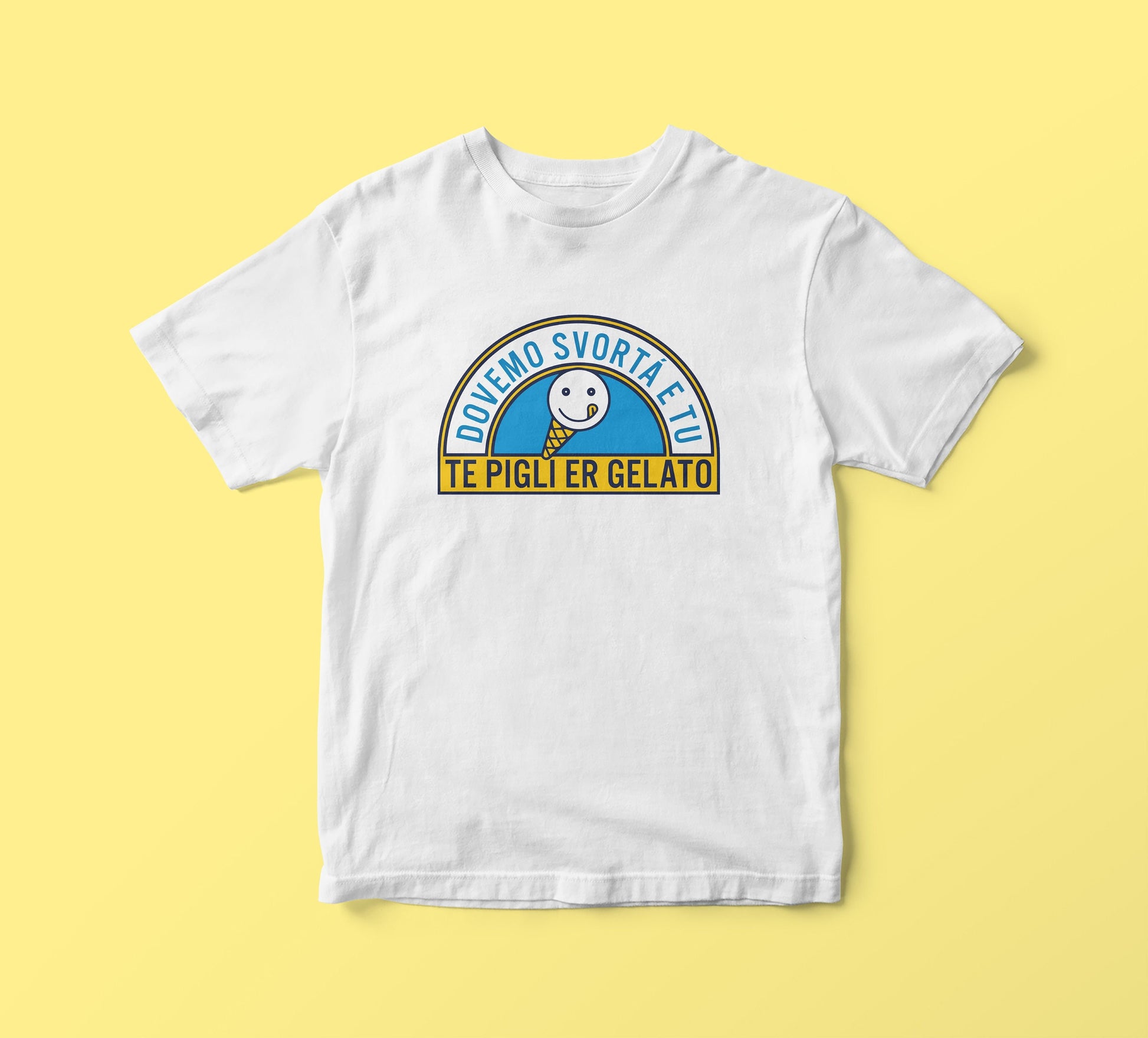 AMORE TOSSICO t-shirt Dovemo svortà e tu te pigli er GELATO