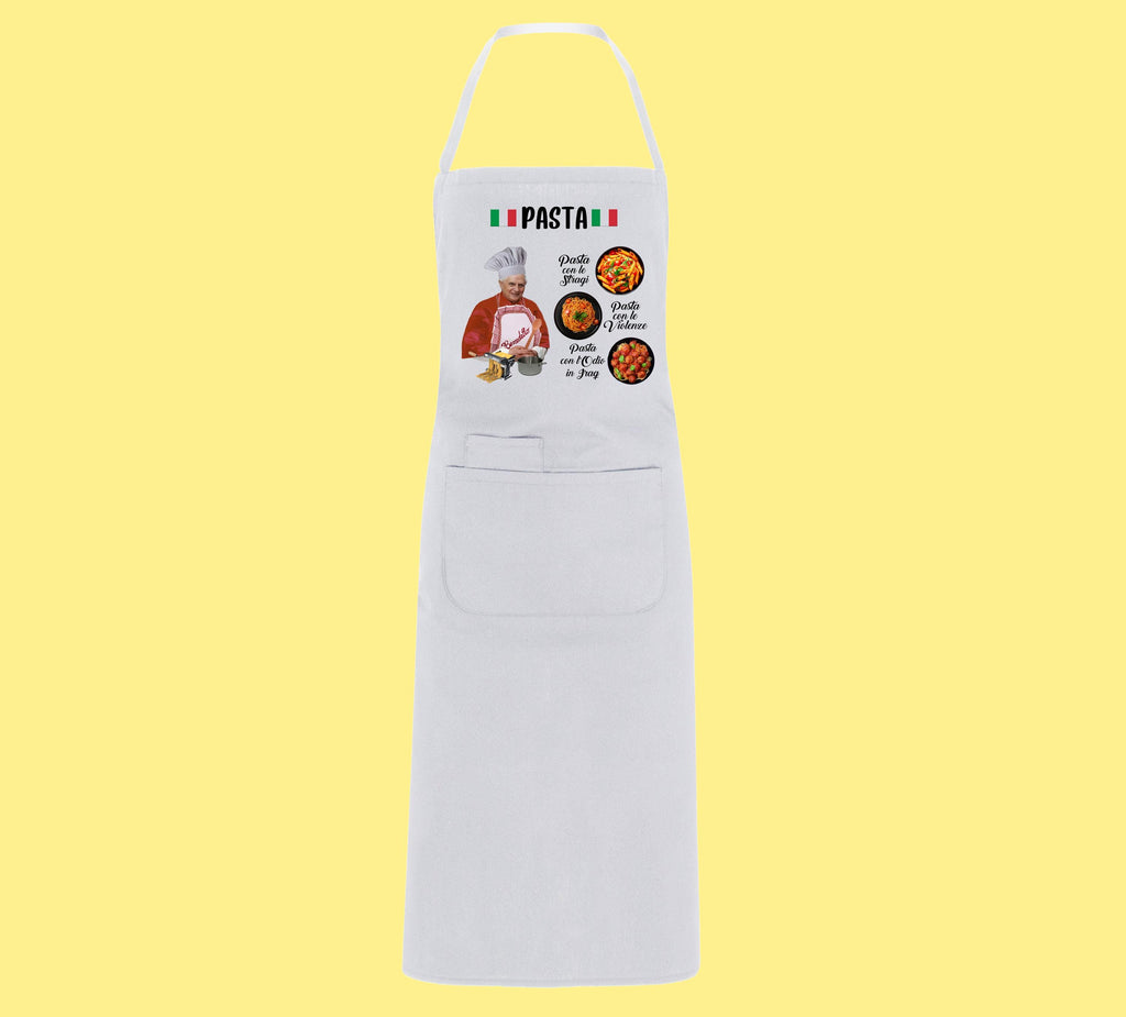 Pasta con le straci GREMBIULE RATZINGER fatto a mano da BENEDETTO
