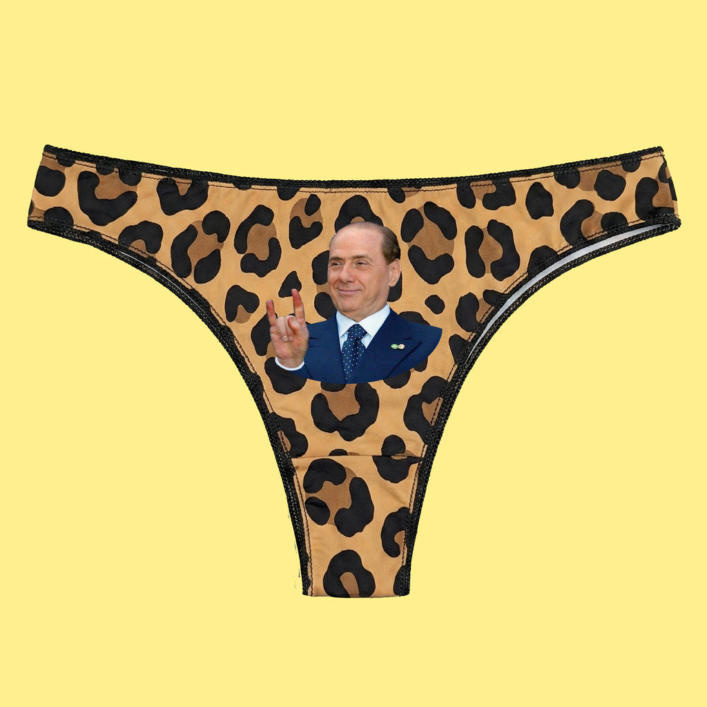 SILVIO slip leopardato