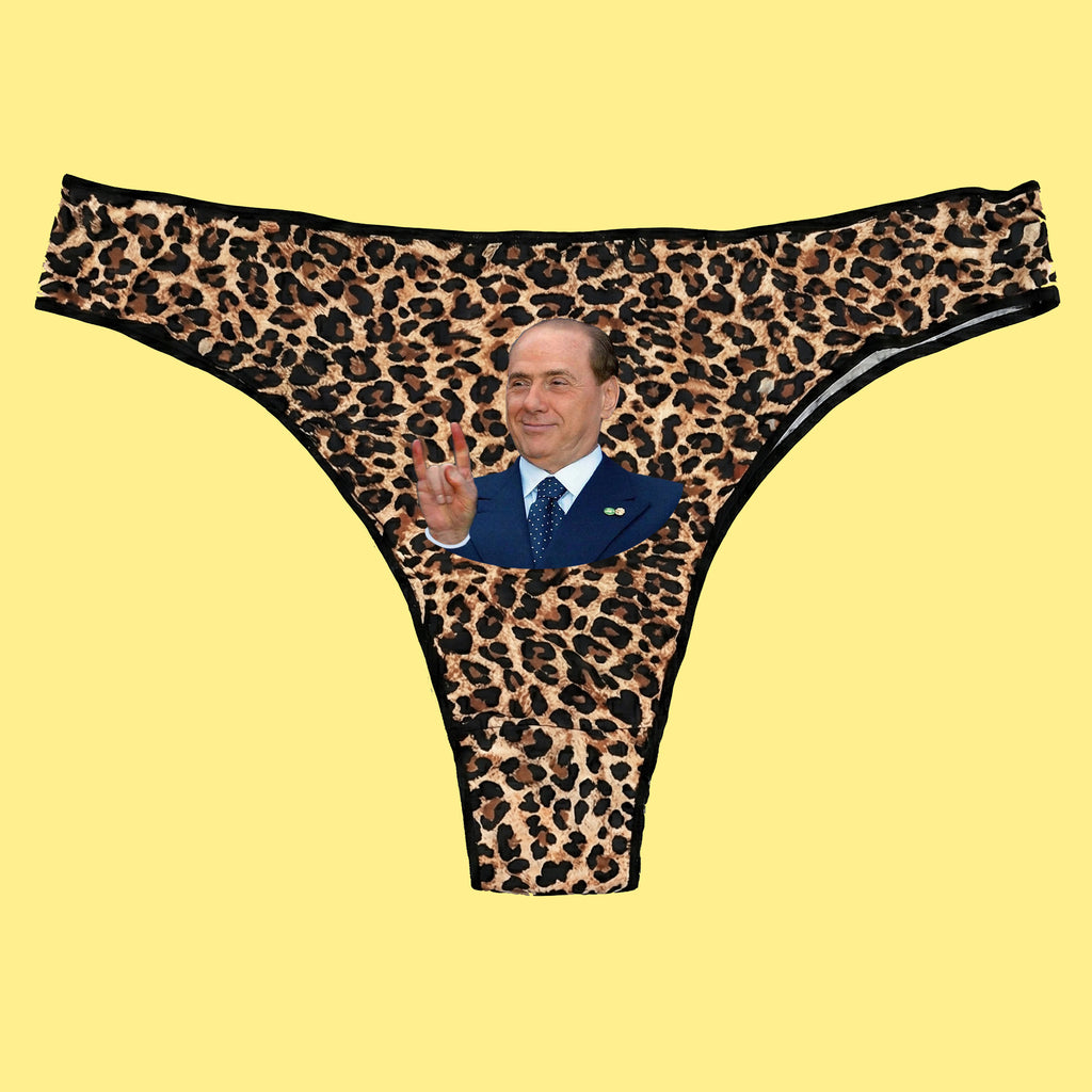SILVIO slip leopardato