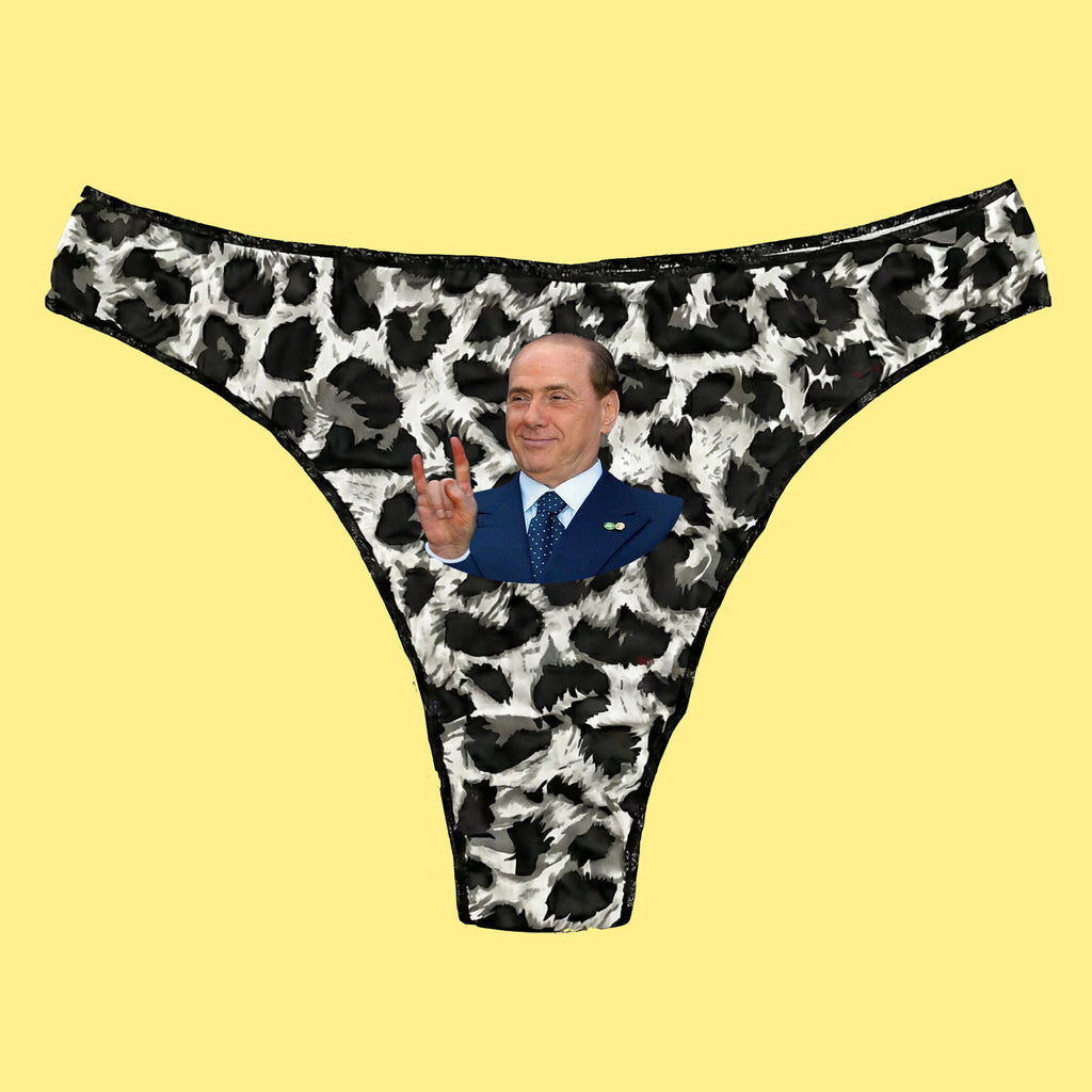 SILVIO slip leopardato