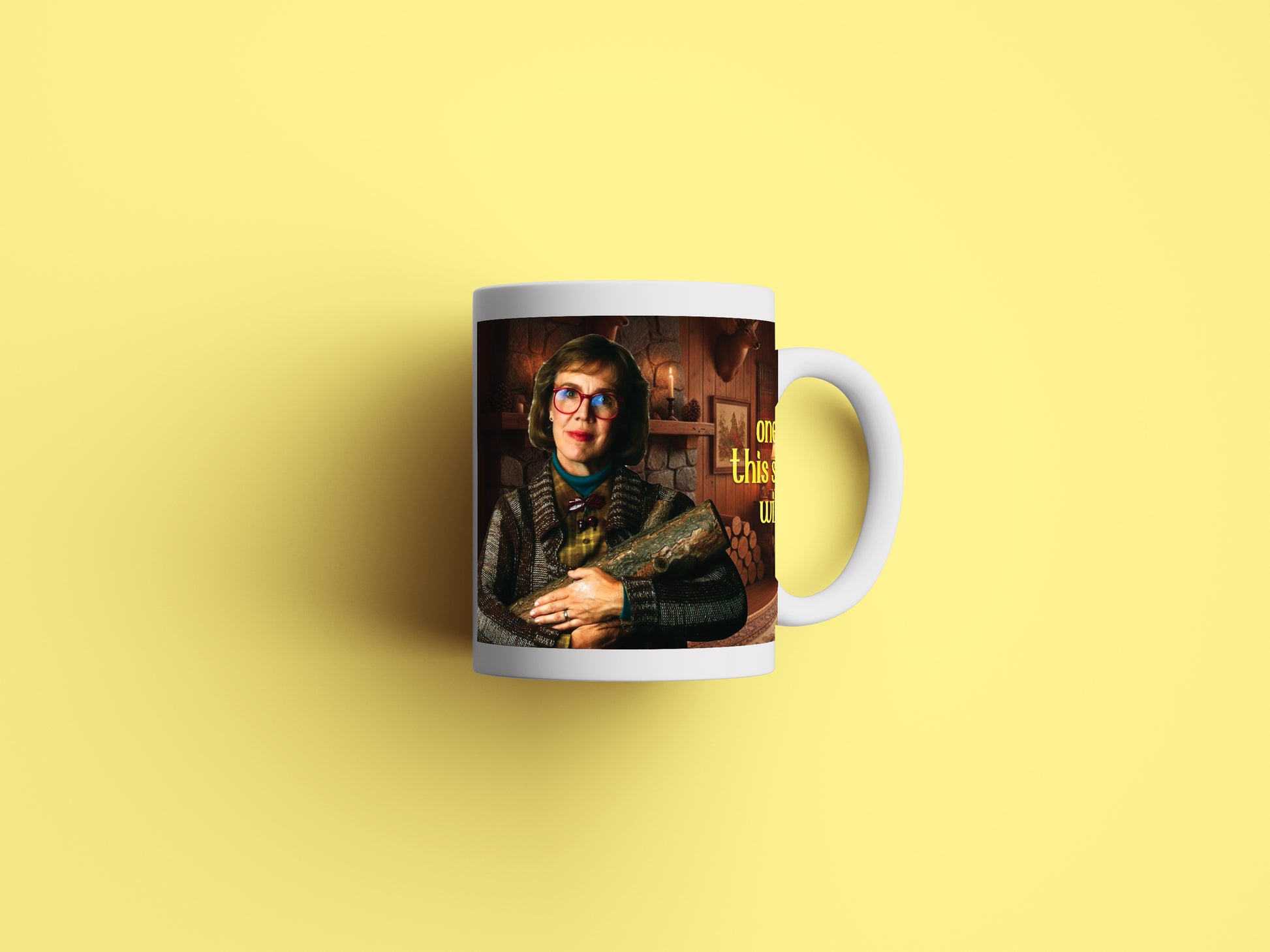 Signora Ceppo tazza motivazionale Twin Peaks Log Lady